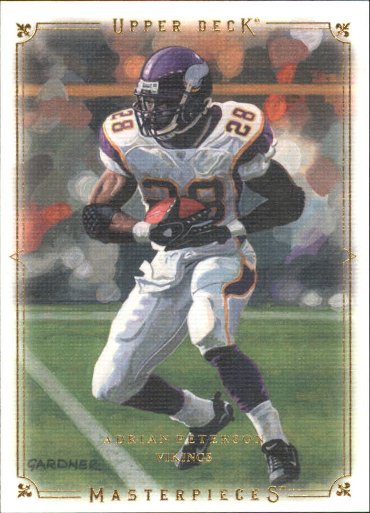 2008 UD Masterpieces #2 Adrian Peterson