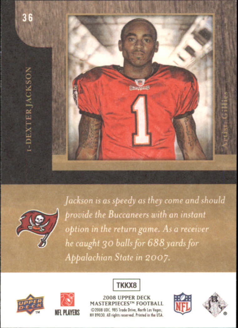 2008 Masterpieces (Upper Deck) Football "Main Set" Cards #1 to #110 - Picture 73 of 185