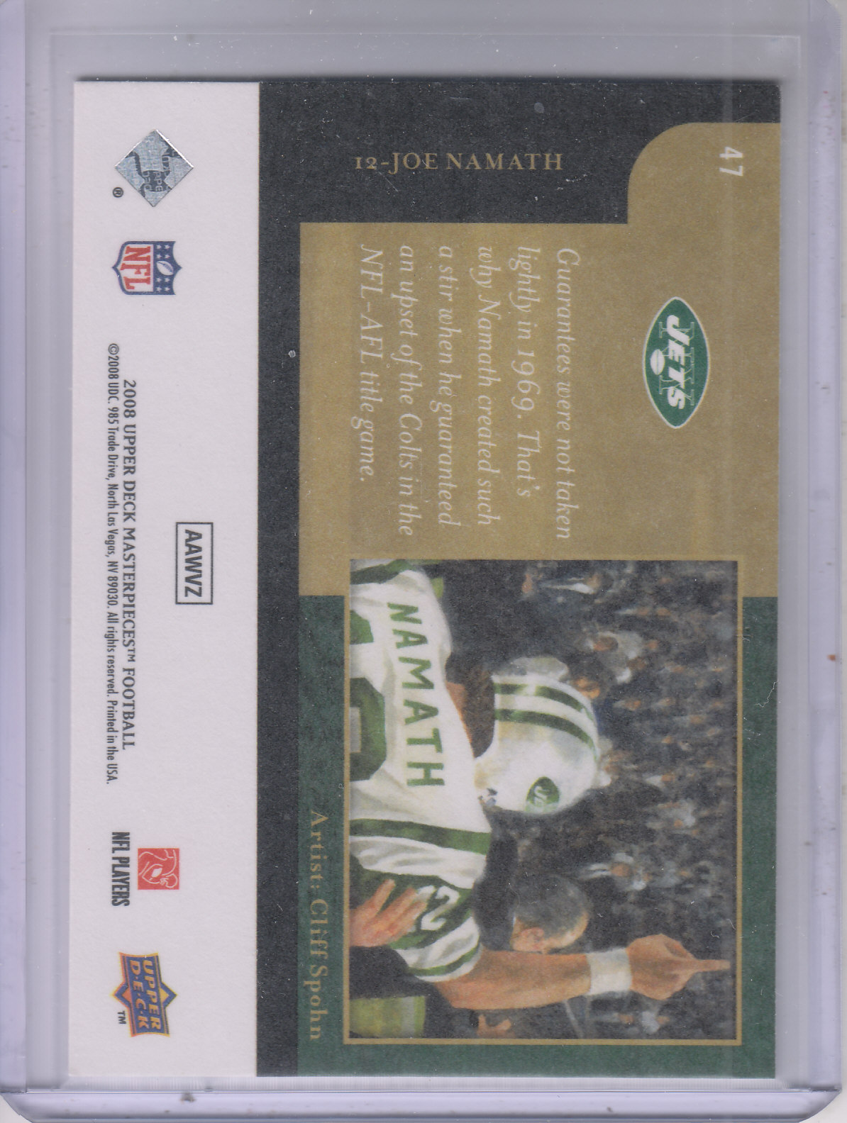 2008 Masterpieces (Upper Deck) Football "Main Set" Cards #1 to #110 - Picture 93 of 185