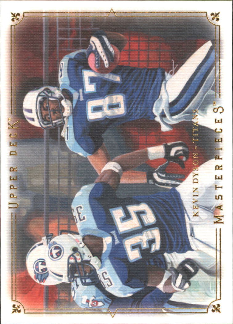 2008 Masterpieces (Upper Deck) Football "Main Set" Cards #1 to #110 - Picture 106 of 185