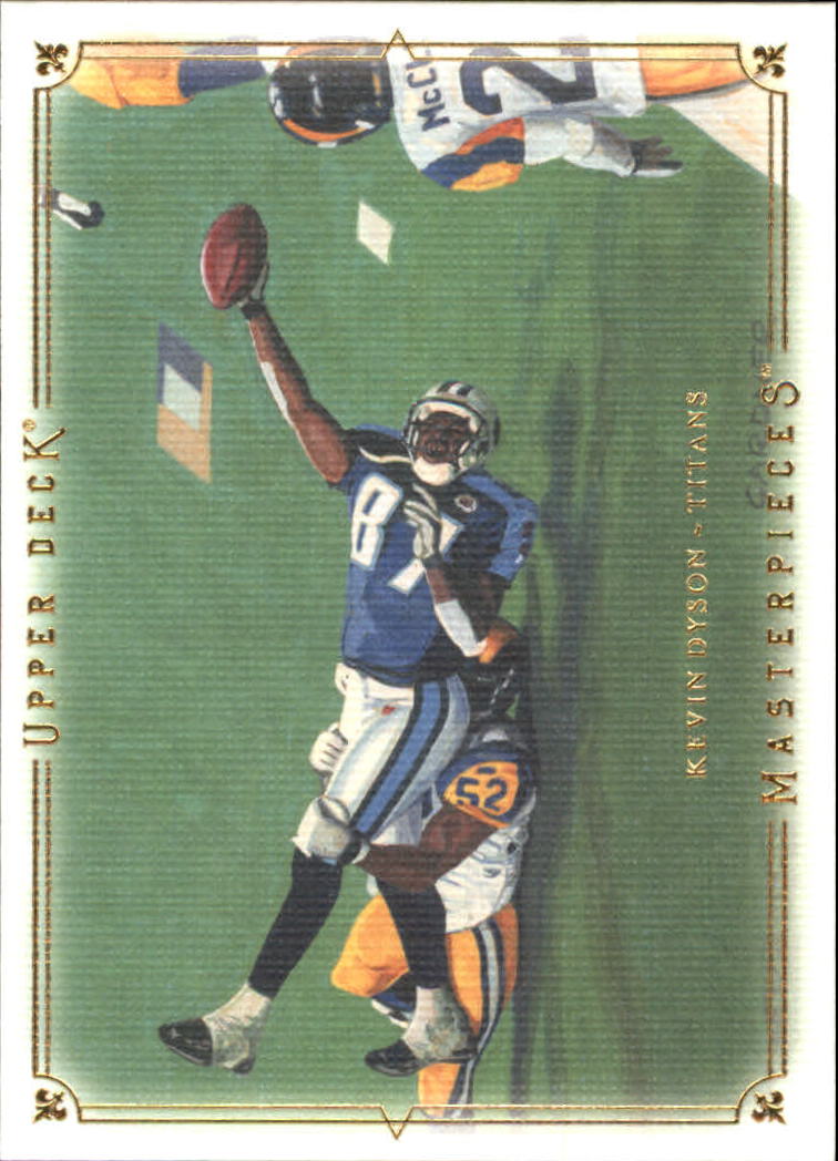 2008 Masterpieces (Upper Deck) Football "Main Set" Cards #1 to #110 - Picture 108 of 185