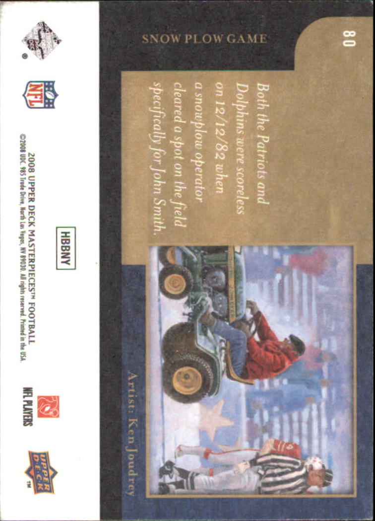 2008 Masterpieces (Upper Deck) Football "Main Set" Cards #1 to #110 - Picture 153 of 185
