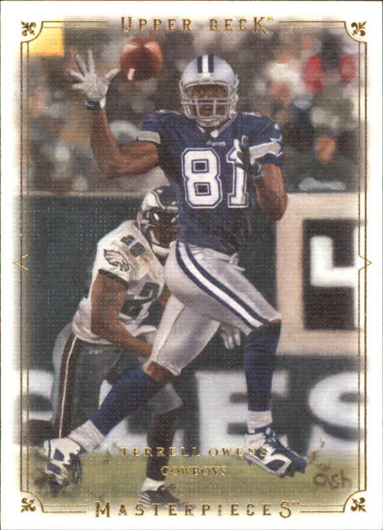 2008 Masterpieces (Upper Deck) Football "Main Set" Cards #1 to #110 - Picture 154 of 185