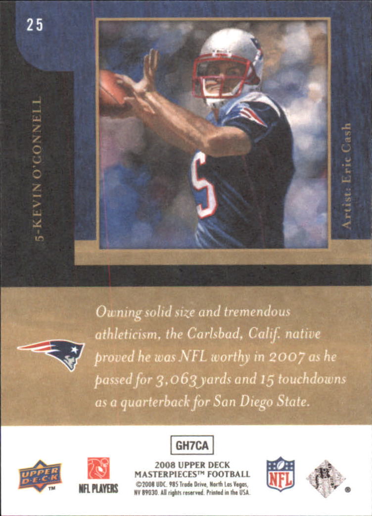 2008 Masterpieces (Upper Deck) Football "Framed" Parallel Cards - Picture 9 of 21