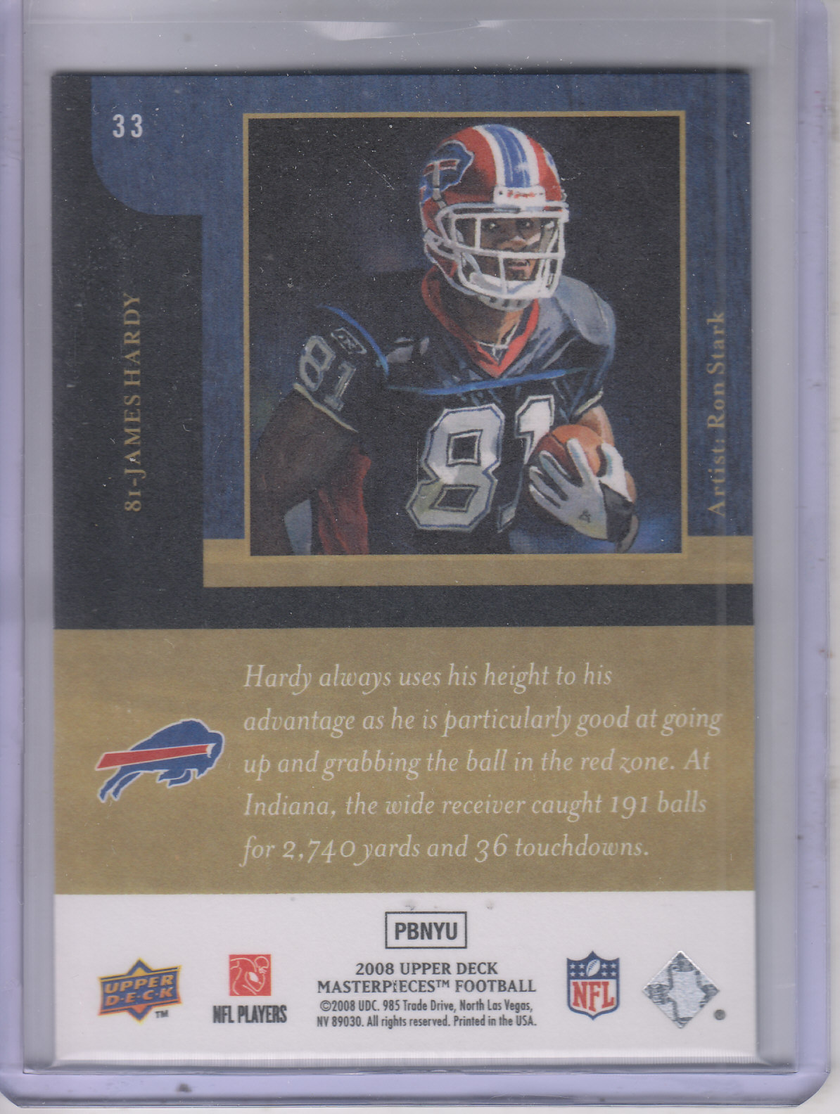 2008 Masterpieces (Upper Deck) Football "Framed" Parallel Cards - Picture 11 of 21
