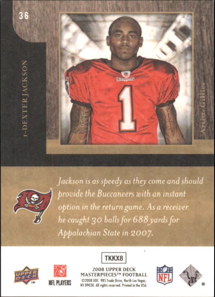2008 Masterpieces (Upper Deck) Football "Framed" Parallel Cards - Picture 13 of 21