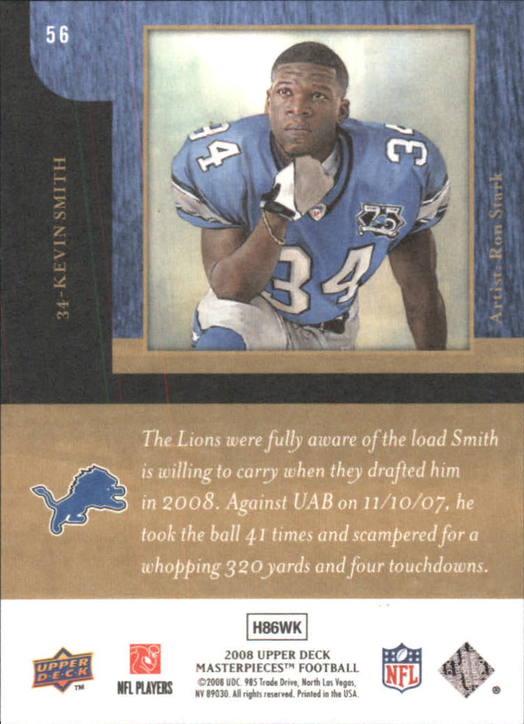 2008 Masterpieces (Upper Deck) Football "Framed" Parallel Cards - Picture 17 of 21