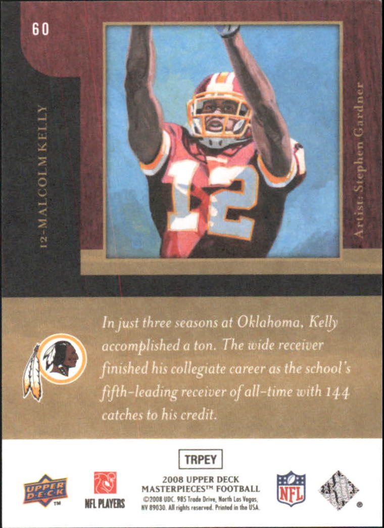 2008 Masterpieces (Upper Deck) Football "Framed" Parallel Cards - Picture 19 of 21