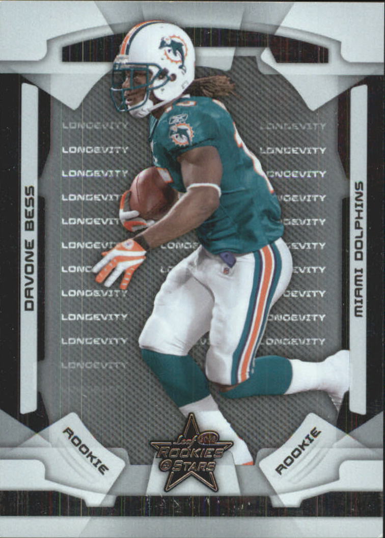 2008 Leaf Rookies and Stars Longevity Parallel Silver #133 Davone Bess