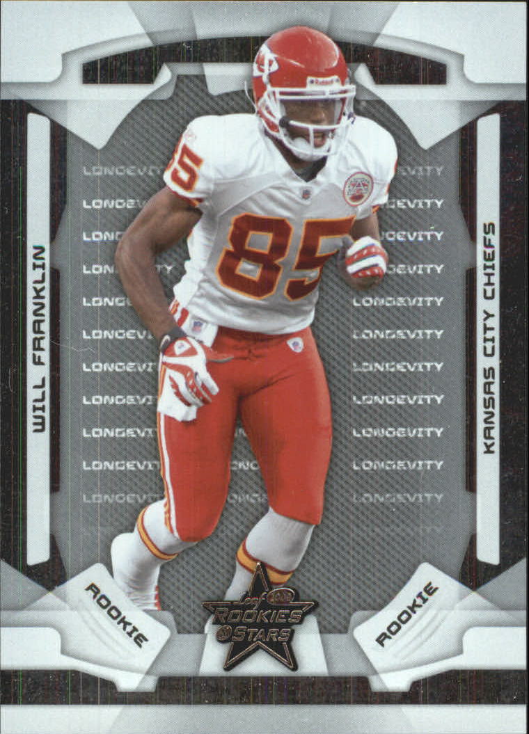 2008 Leaf Rookies and Stars Longevity Parallel Silver #184 Will Franklin