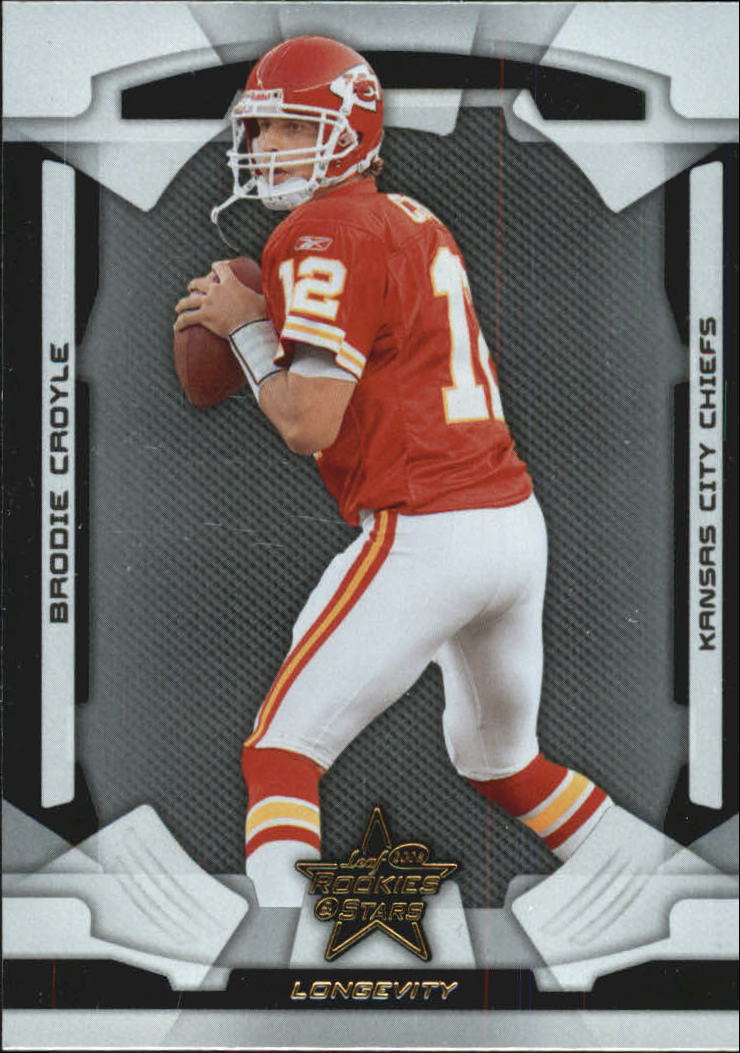 2008 Leaf Rookies and Stars Longevity 48 Brodie Croyle NM MT