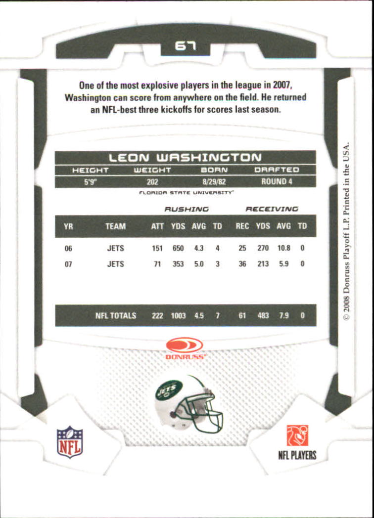 B2874- 2008 Leaf Rookies and Stars Longevity FB -You Pick- 15+ FREE US SHIP - Picture 114 of 281