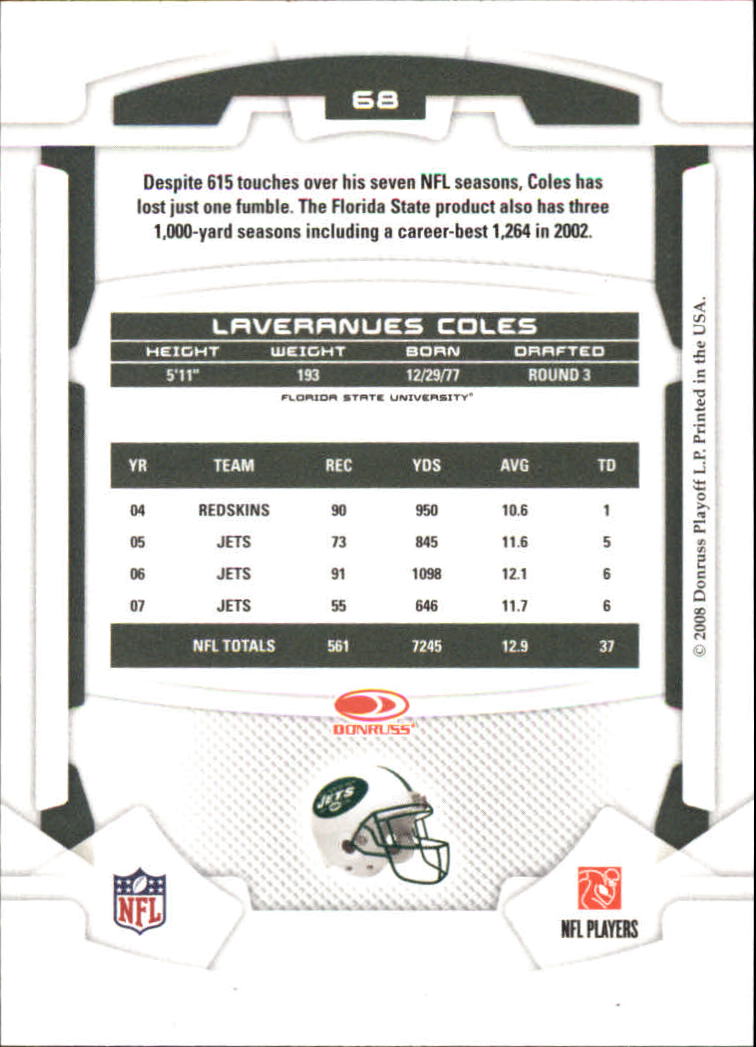 B2874- 2008 Leaf Rookies and Stars Longevity FB -You Pick- 15+ FREE US SHIP - Picture 116 of 281