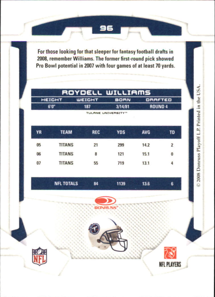 B2874- 2008 Leaf Rookies and Stars Longevity FB -You Pick- 15+ FREE US SHIP - Picture 160 of 281