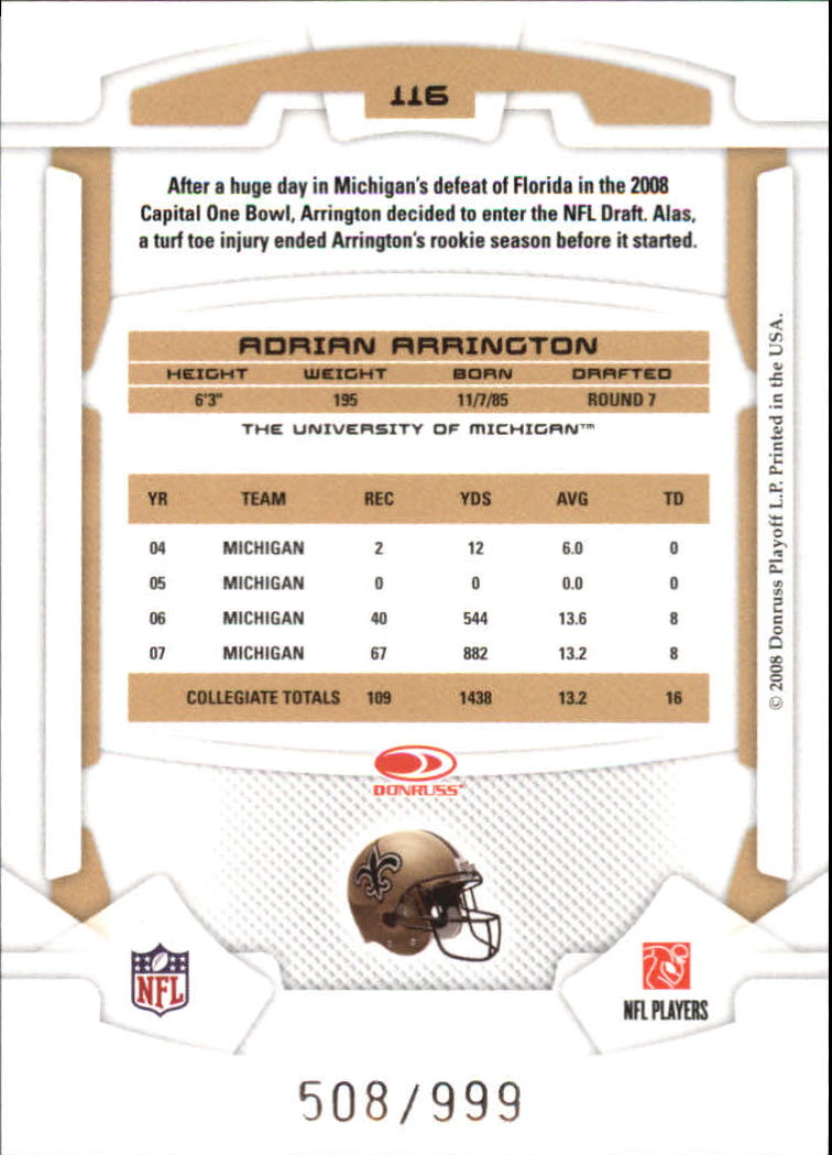 B2874- 2008 Leaf Rookies and Stars Longevity FB -You Pick- 15+ FREE US SHIP - Picture 182 of 281