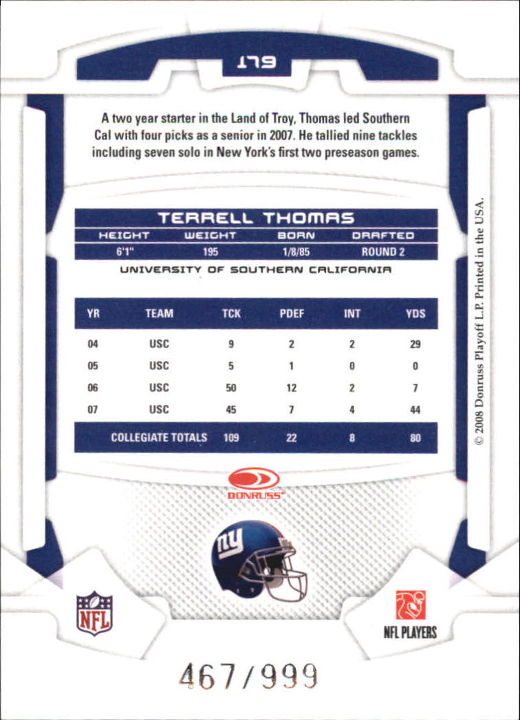 B2874- 2008 Leaf Rookies and Stars Longevity FB -You Pick- 15+ FREE US SHIP - Picture 216 of 281