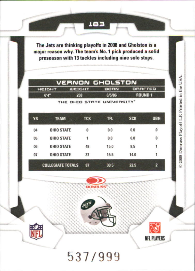 B2874- 2008 Leaf Rookies and Stars Longevity FB -You Pick- 15+ FREE US SHIP - Picture 220 of 281