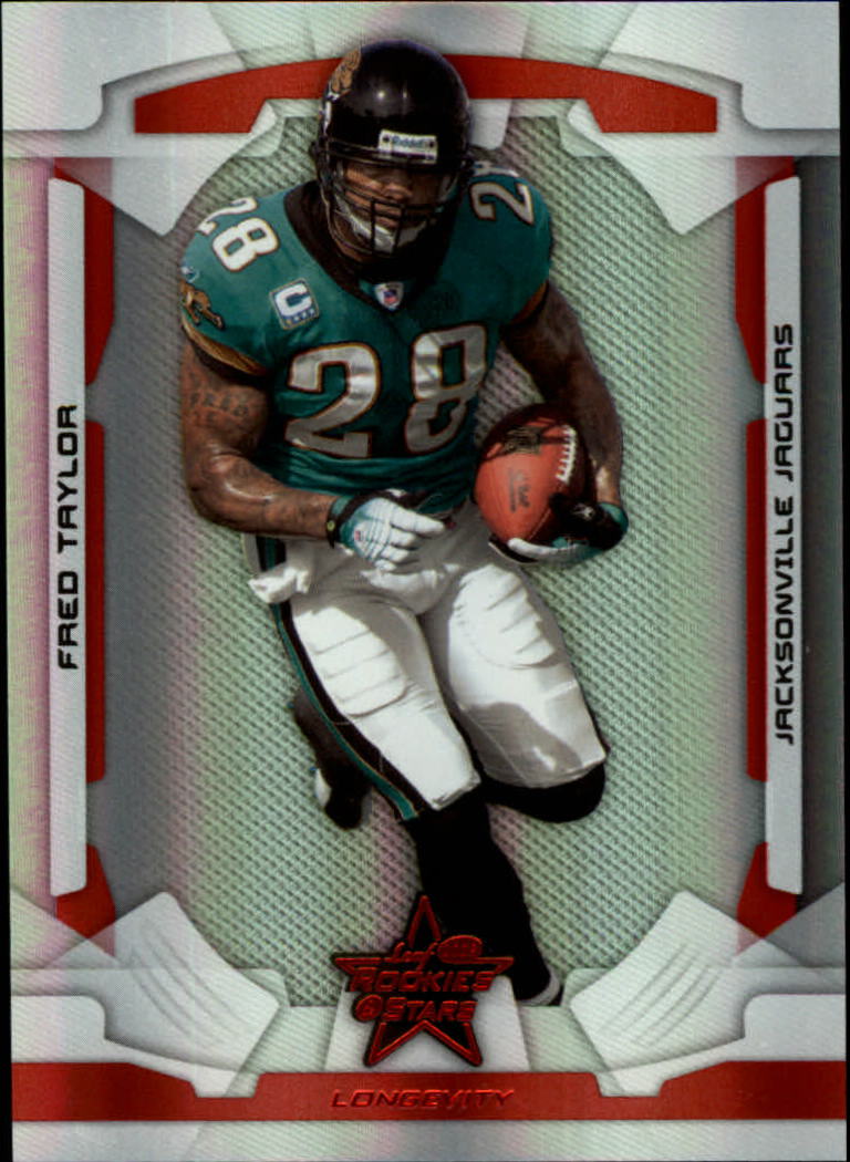 2008 Leaf Rookies and Stars Longevity Ruby #45 Fred Taylor