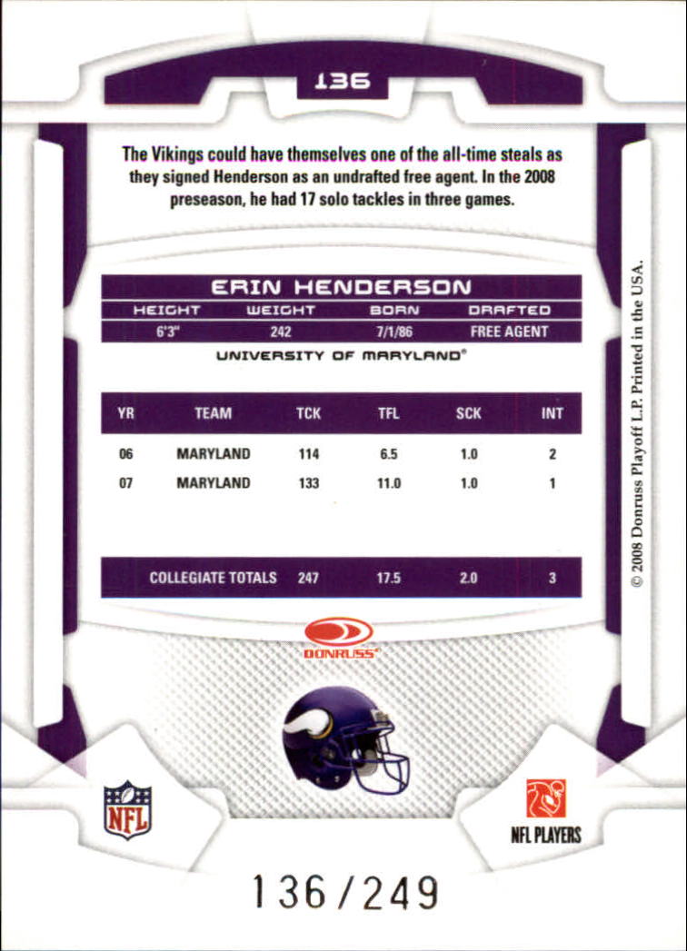 B2874- 2008 Leaf Rookies and Stars Longevity FB -You Pick- 15+ FREE US SHIP - Picture 256 of 281