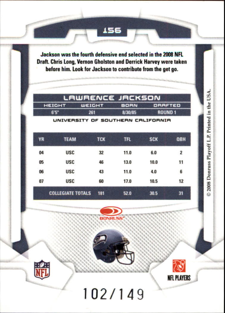 B2874- 2008 Leaf Rookies and Stars Longevity FB -You Pick- 15+ FREE US SHIP - Picture 264 of 281