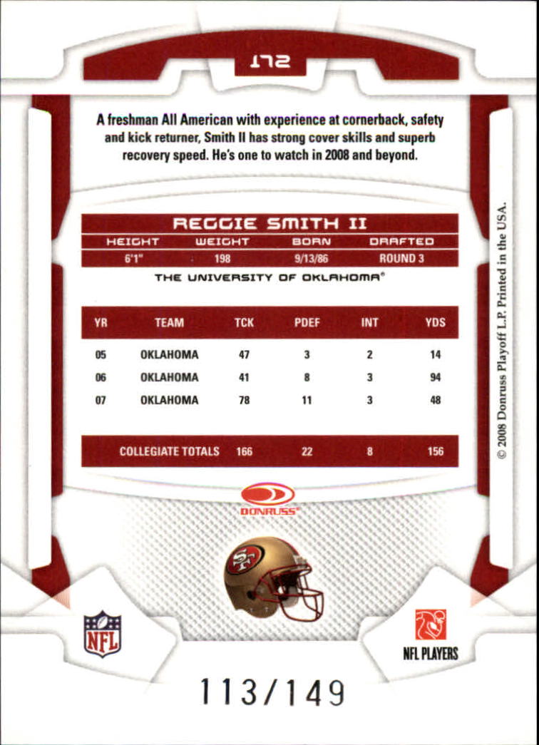 B2874- 2008 Leaf Rookies and Stars Longevity FB -You Pick- 15+ FREE US SHIP - Picture 268 of 281