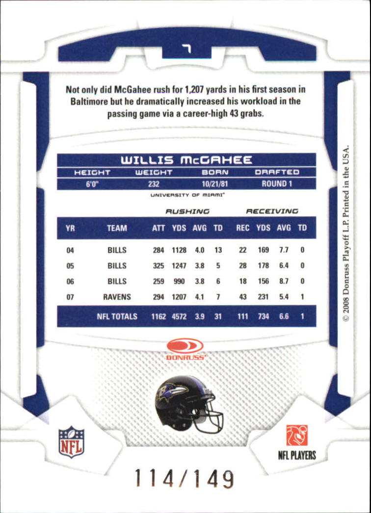 B2874- 2008 Leaf Rookies and Stars Longevity FB -You Pick- 15+ FREE US SHIP - Picture 270 of 281