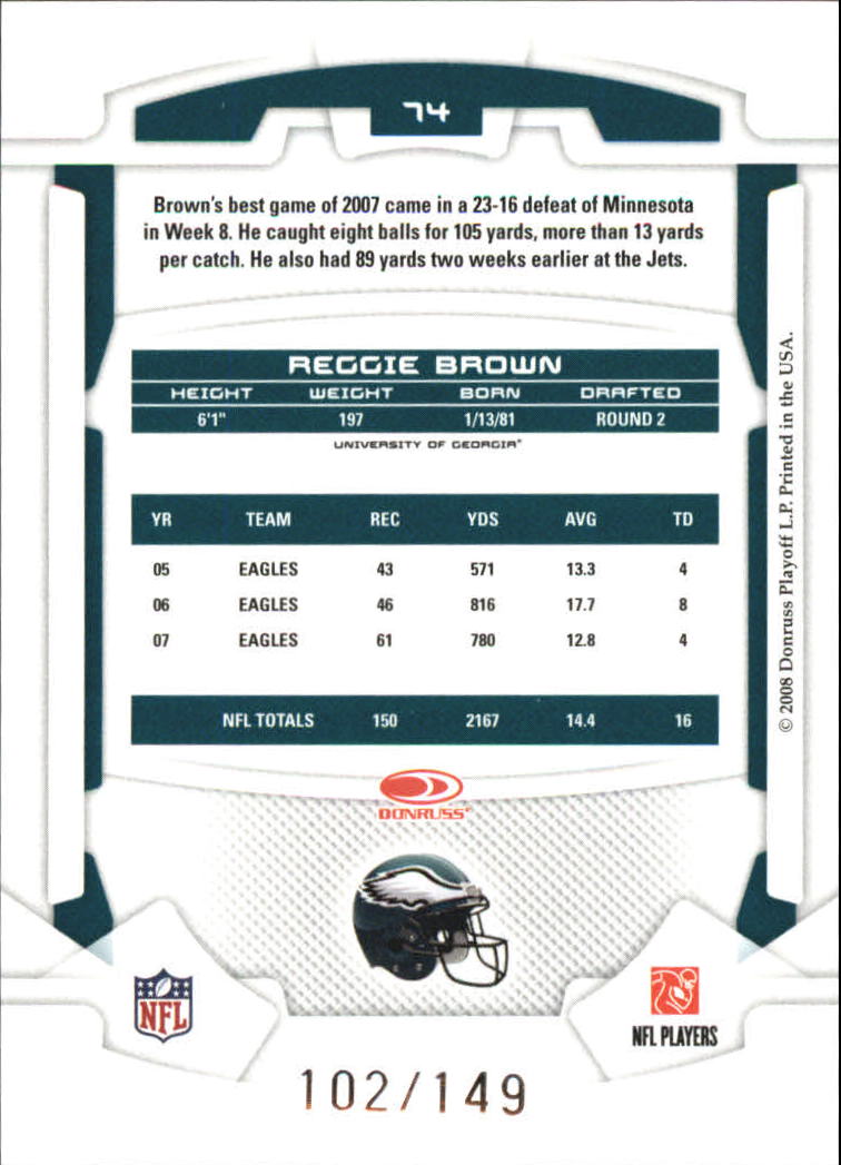 B2874- 2008 Leaf Rookies and Stars Longevity FB -You Pick- 15+ FREE US SHIP - Picture 276 of 281