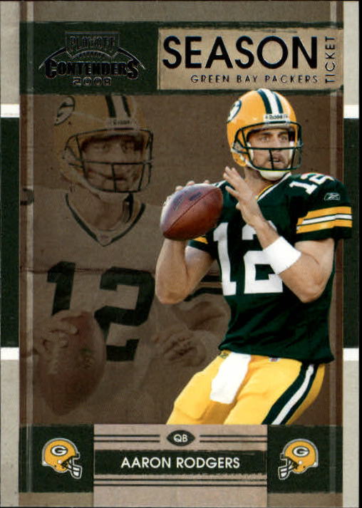 2008 Playoff Contenders #37 Aaron Rodgers