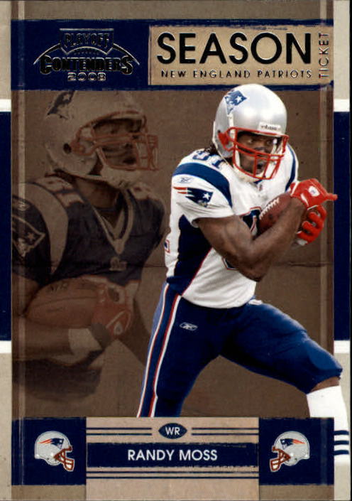 2008 Playoff Contenders #59 Randy Moss