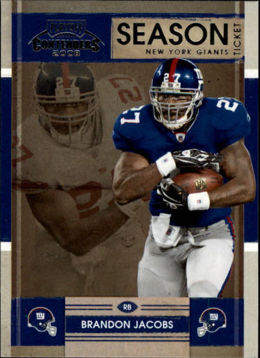 2008 Playoff Contenders #66 Brandon Jacobs