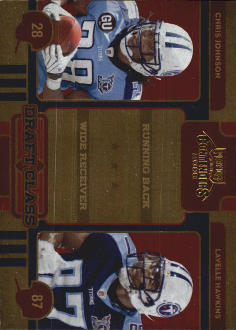 2008 Playoff Contenders Draft Class #33 Chris Johnson/Lavelle Hawkins