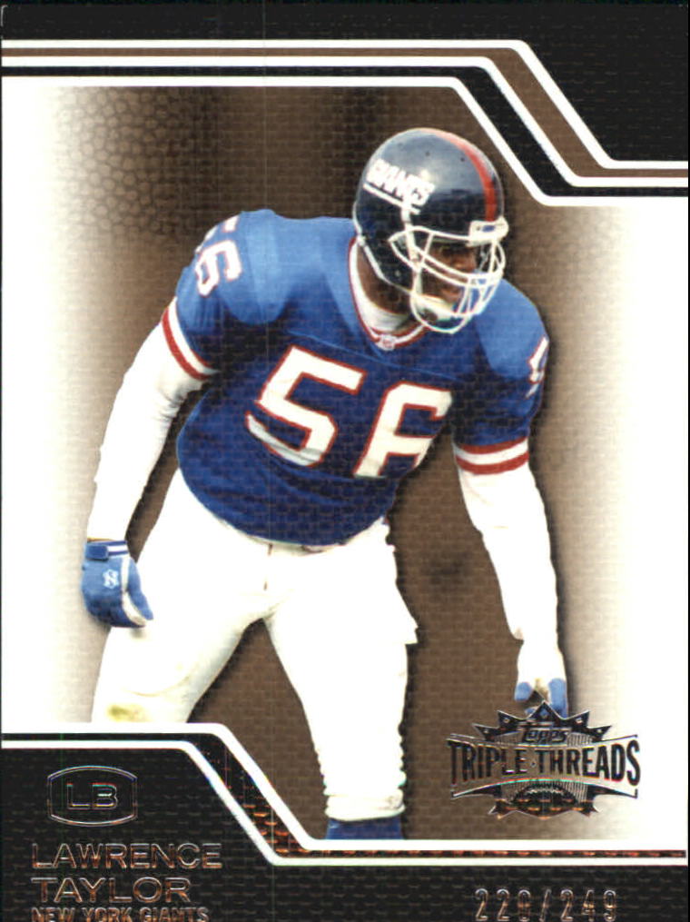 2008 Topps Triple Threads Sepia #99 Lawrence Taylor