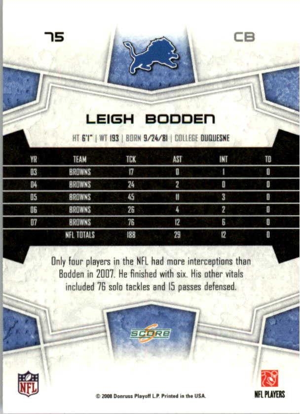 B5623- 2008 Score Super Bowl XLIII FB Cards 1-250 -You Pick- 15+ FREE US SHIP