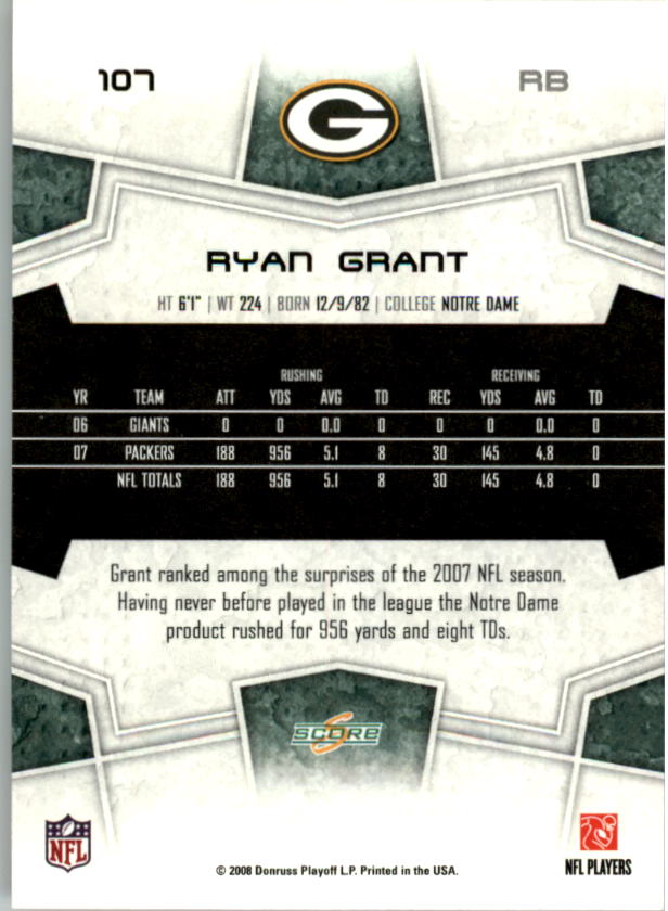 B5623- 2008 Score Super Bowl XLIII FB Cards 1-250 -You Pick- 15+ FREE US SHIP