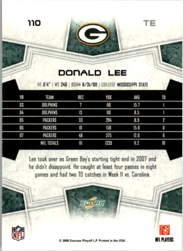 B5623- 2008 Score Super Bowl XLIII FB Cards 1-250 -You Pick- 15+ FREE US SHIP