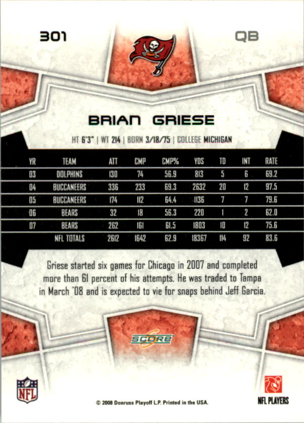 B5623- 2008 Score Super Bowl XLIII FB #s 251-440 -You Pick- 15+ FREE US SHIP - Picture 97 of 355