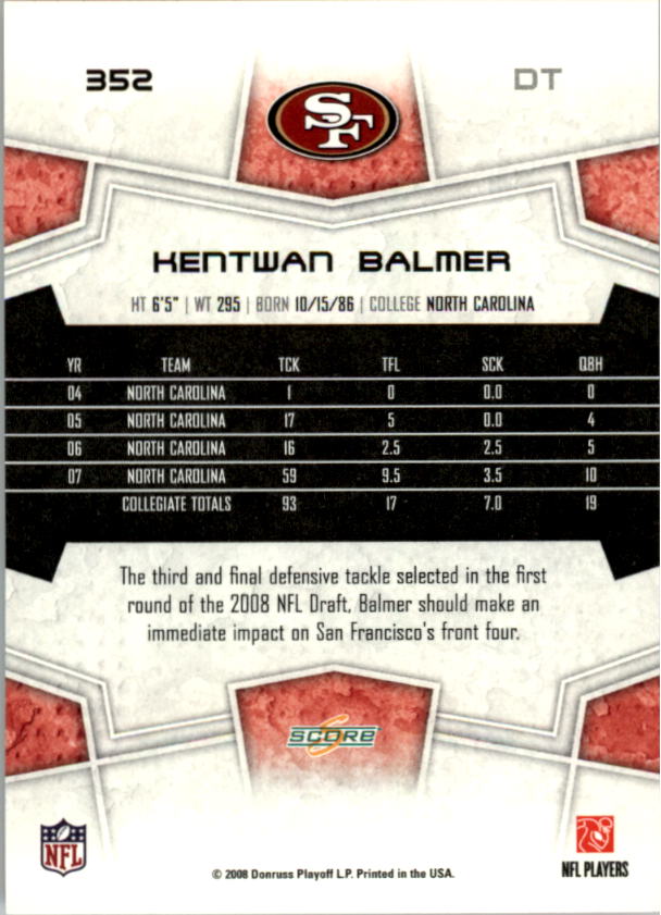 B5623- 2008 Score Super Bowl XLIII FB #s 251-440 -You Pick- 15+ FREE US SHIP - Picture 193 of 355