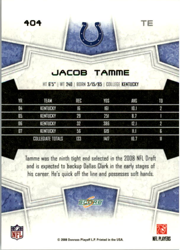 B5623- 2008 Score Super Bowl XLIII FB #s 251-440 -You Pick- 15+ FREE US SHIP - Picture 291 of 355