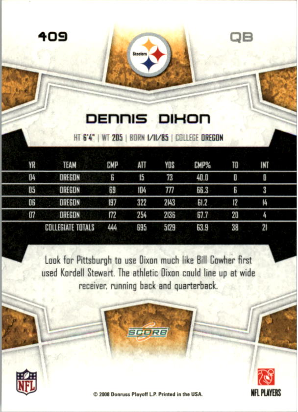 B5623- 2008 Score Super Bowl XLIII FB #s 251-440 -You Pick- 15+ FREE US SHIP - Picture 301 of 355