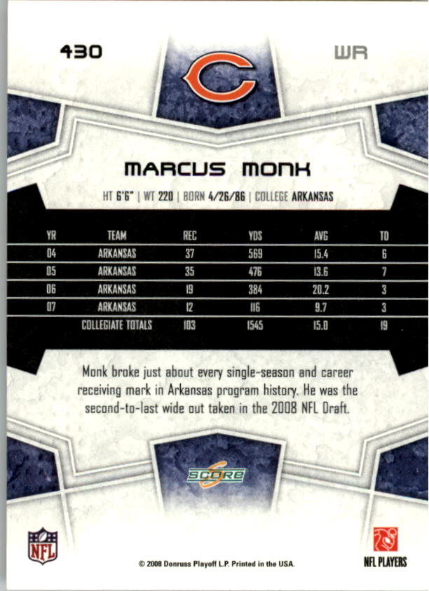 B5623- 2008 Score Super Bowl XLIII FB #s 251-440 -You Pick- 15+ FREE US SHIP - Picture 337 of 355