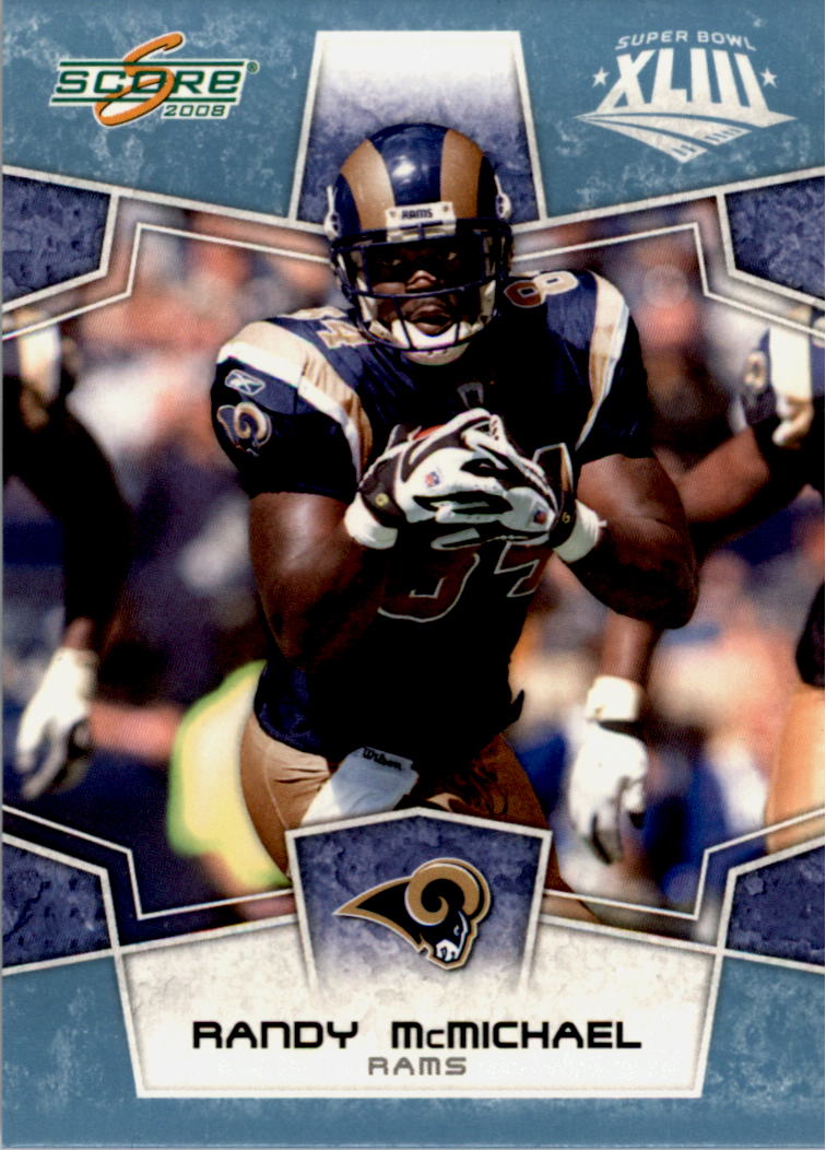 2008 Score Super Bowl XLIII Light Blue Glossy #295 Randy McMichael