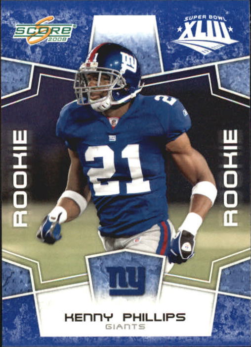 2008 Score Super Bowl XLIII Blue #354 Kenny Phillips