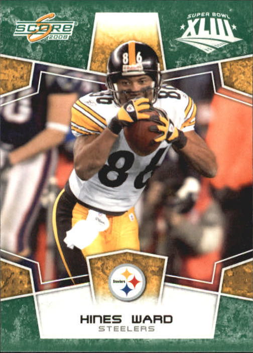 B3874- 2008 Score Super Bowl XLIII Green FB 251-440 -You Pick- 15+ FREE US SHIP