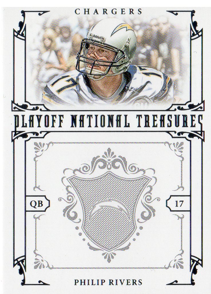 2008 Playoff National Treasures #25 Philip Rivers