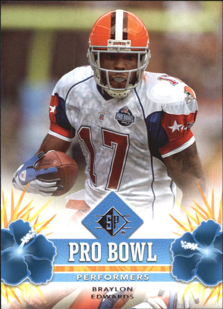 2008 SP Authentic Retail Pro Bowl Performers #PBP7 Braylon Edwards