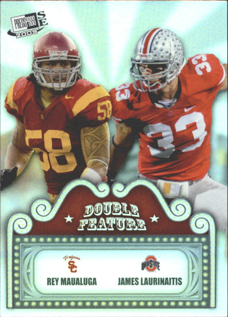 2009 Press Pass SE Double Feature #DF11 Rey Maualuga/James Laurinaitis