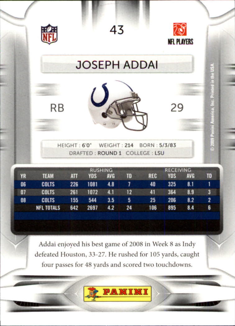 B1285- 2009 Playoff Prestige FB #s 1-200 +Rookies -You Pick- 15+ FREE US SHIP - Picture 85 of 351