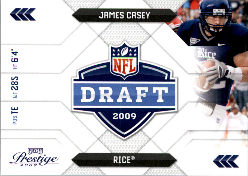 2009 Playoff Prestige NFL Draft #10 James Casey