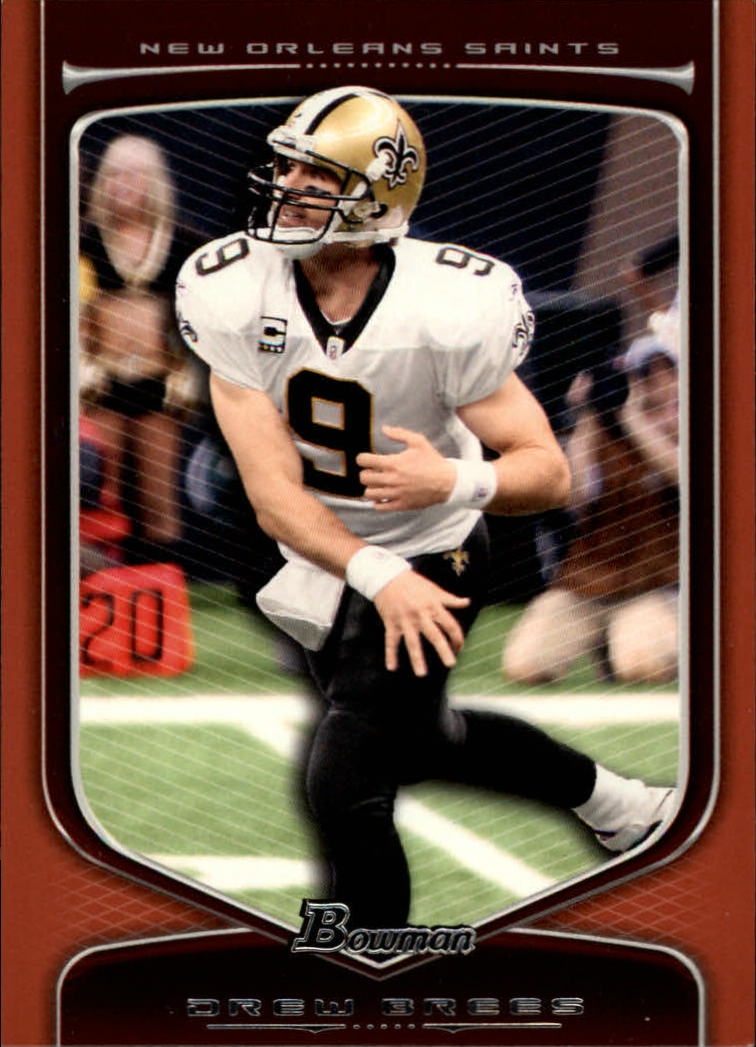 2009 Bowman Draft Orange #1 Drew Brees