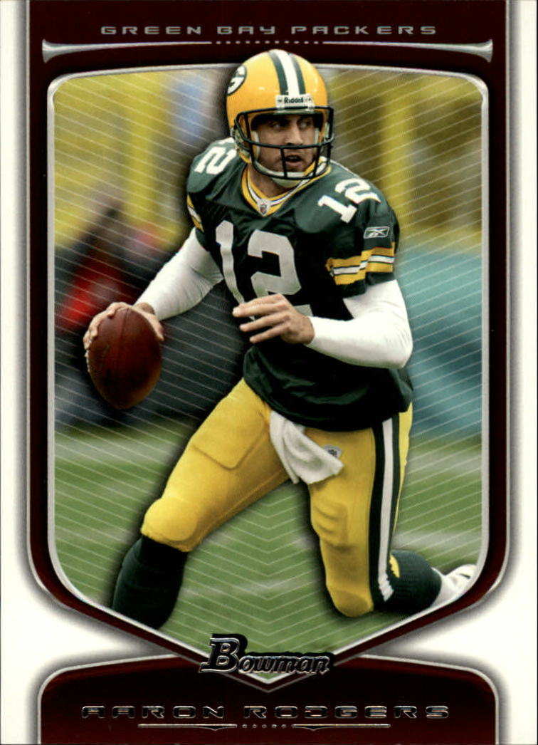 2009 Bowman Draft White #6 Aaron Rodgers - /299 - NM-MT